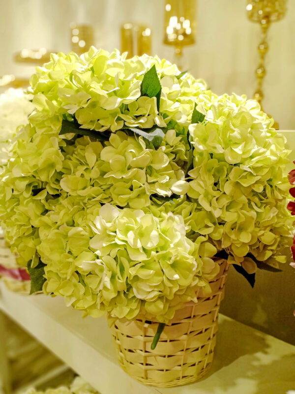 AHY503L Hydrangea Light Green - Image 3