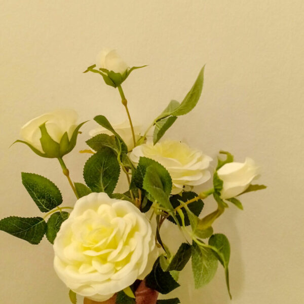 APR101L Prickly Roses White