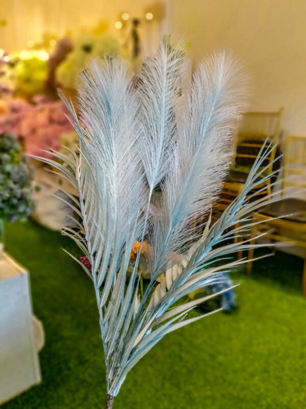 ACF908L Artificial Chicken Feather Baby Blue - Image 4