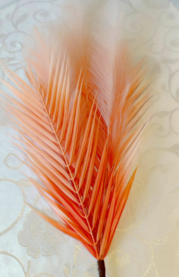 ACF403L Artificial Chicken Feather Orange - Image 4