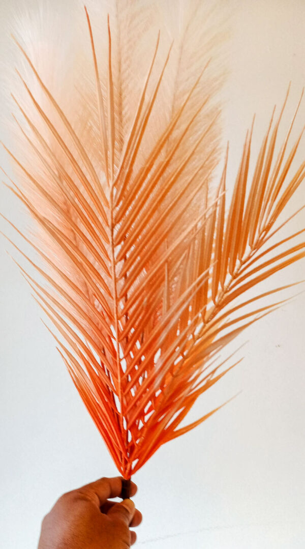 ACF403L Artificial Chicken Feather Orange - Image 2