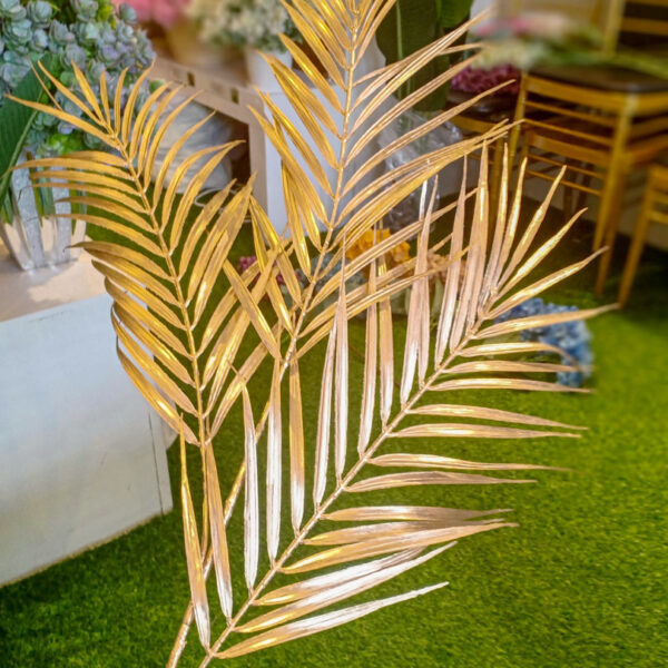 PAL7057L Gold Palm Leaf