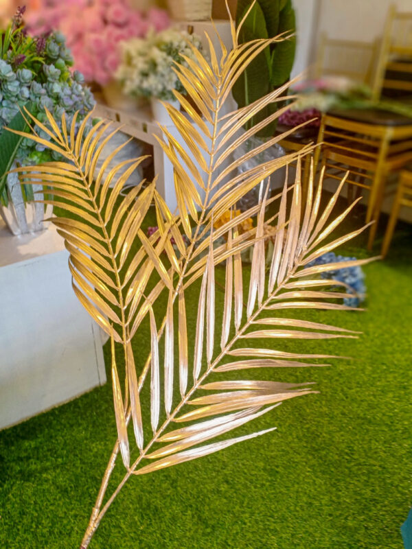 PAL7057L Gold Palm Leaf