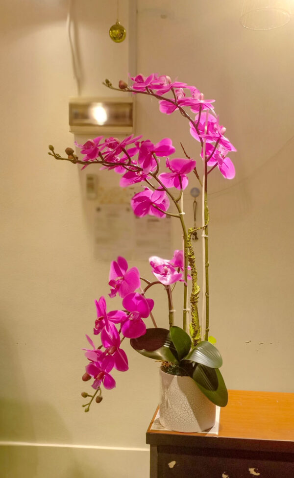 GBO602L Purple Artificial Orchid