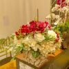 GBH601L Artificial Hydrangea - Maroon+Champagne